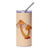 Mushroom Tumbler, Fungi Tumbler, Retro Tumbler, Nature Tumbler, Aesthetic Tumbler, Trendy Tumbler, Cute Tumbler, Gift for Her, Gift for Him - Tawshia